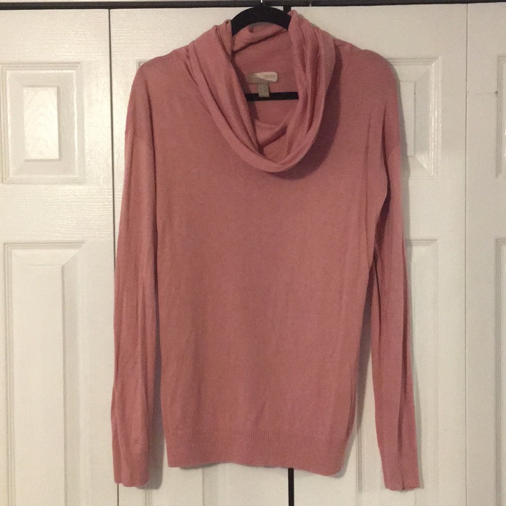 Blush Cowl Neck Sweater